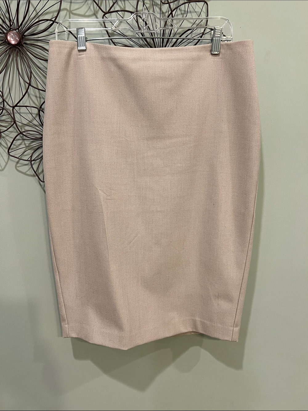 Express Beige Pencil Skirt